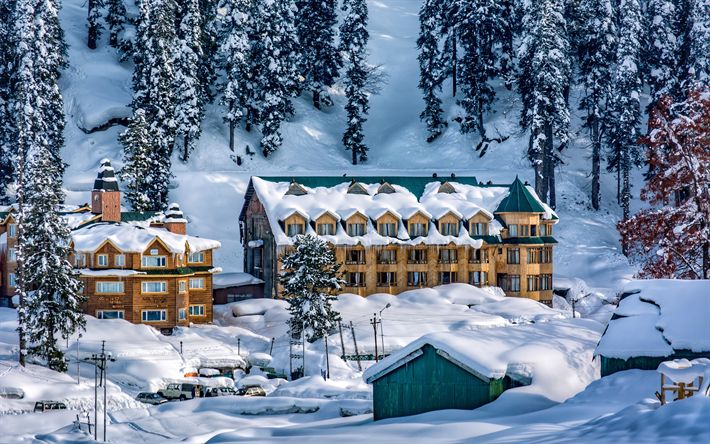 Download wallpapers India, 4k, winter, Jammu, Himalayas for desktop free_ Pictures for desktop free